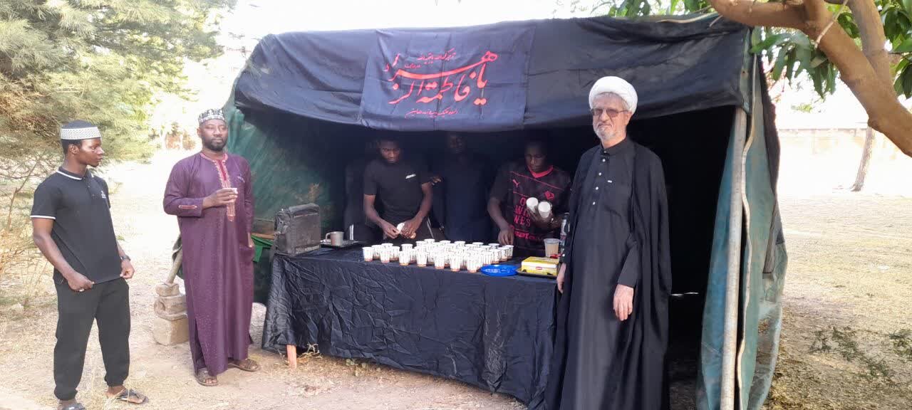 مراسم شهادت بانوی بهشتیان در قاره آفریقا